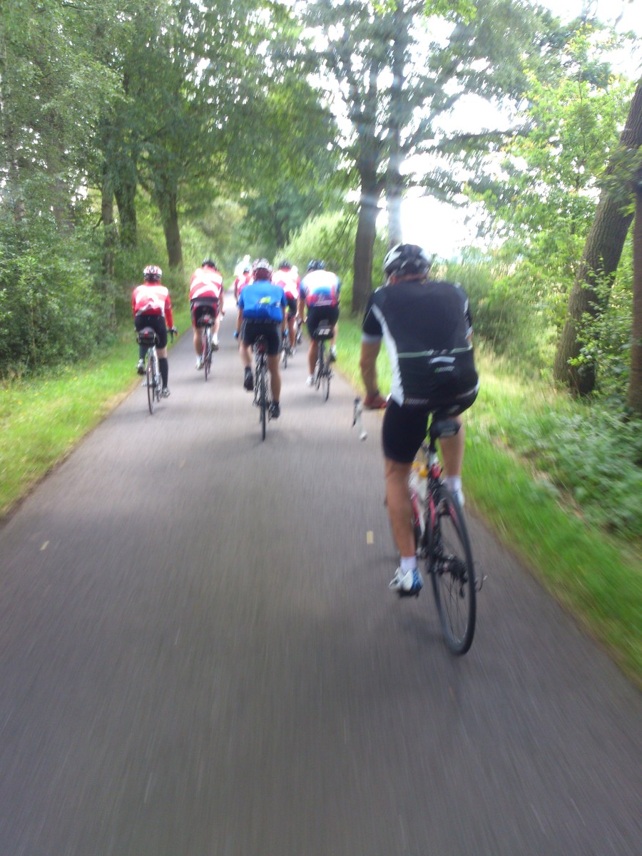 2014-07-22 Haderslev-Paris, 1. etappe i Tyskland - Siste par mil av etappen.