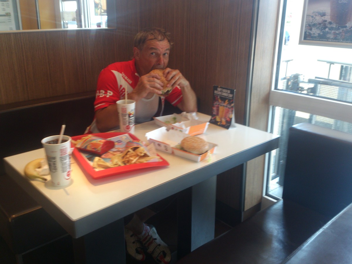 2014-07-23 Haderslev-Paris, 2. etappe i Tyskland - Godt med junk food