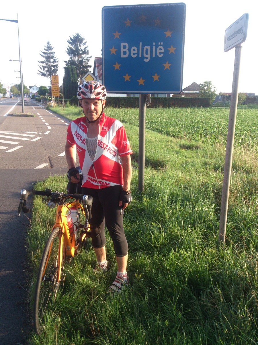 2014-07-23 Haderslev-Paris, 2. etappe i Belgia - Grensen Nederland-Belgia.