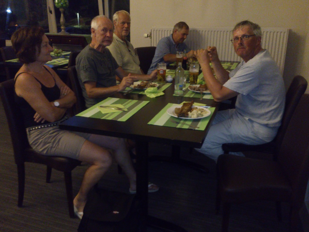 2014-07-23 Haderslev-Paris, 2. etappe i Belgia - Framme på hotellet.