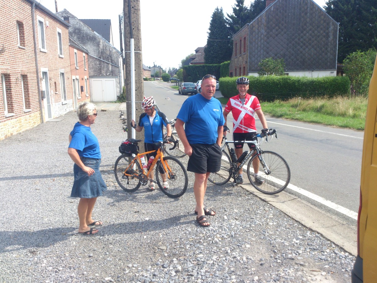 2014-07-23 Haderslev-Paris, 3. etappe i Belgia - Matforsyninger.