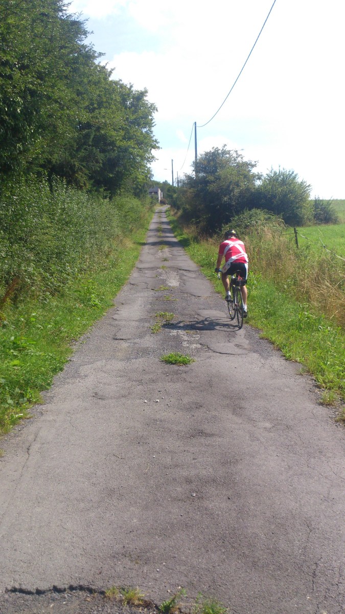 2014-07-23 Haderslev-Paris, 3. etappe i Belgia - Flere bakker.