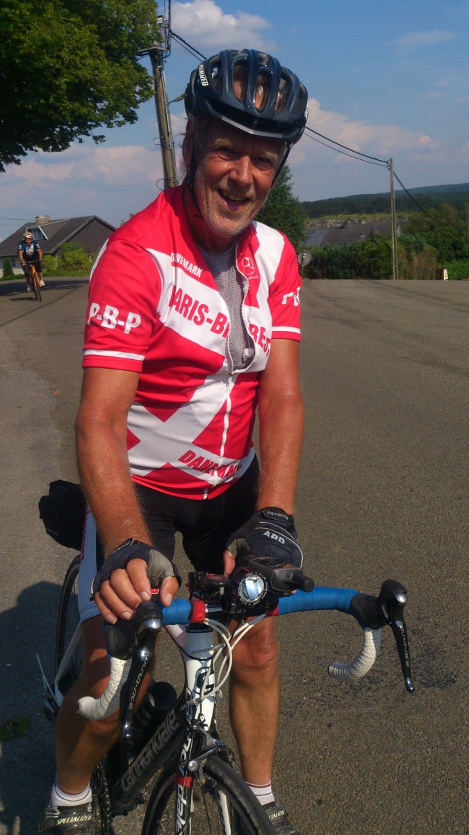 2014-07-23 Haderslev-Paris, 3. etappe i Belgia - Glad syklist :).