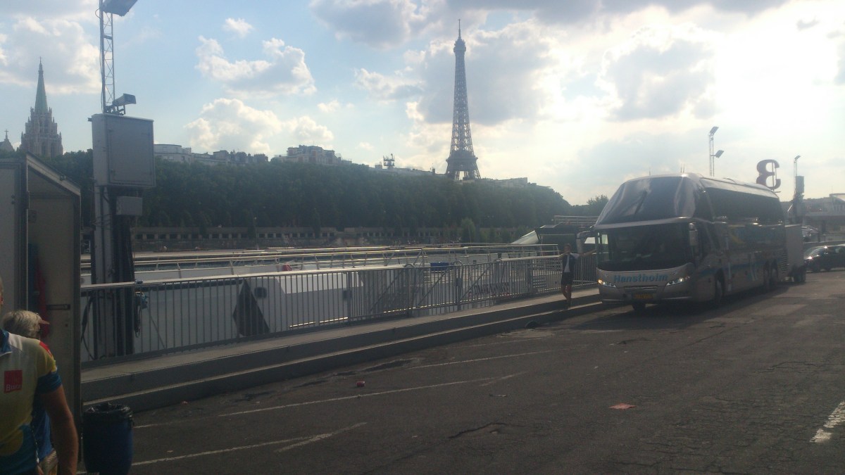 2014-07-25 Haderslev-Paris, 4. etappe i Frankrike - Framme i Paris.