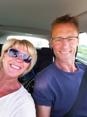 På vei hjem til Ålgård og Norge - glade og tilfredse.