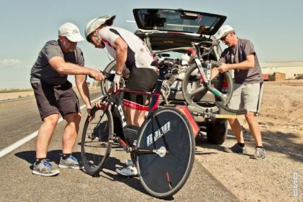 Uten følgeteamet ville RAAM bli en umulig oppgave.