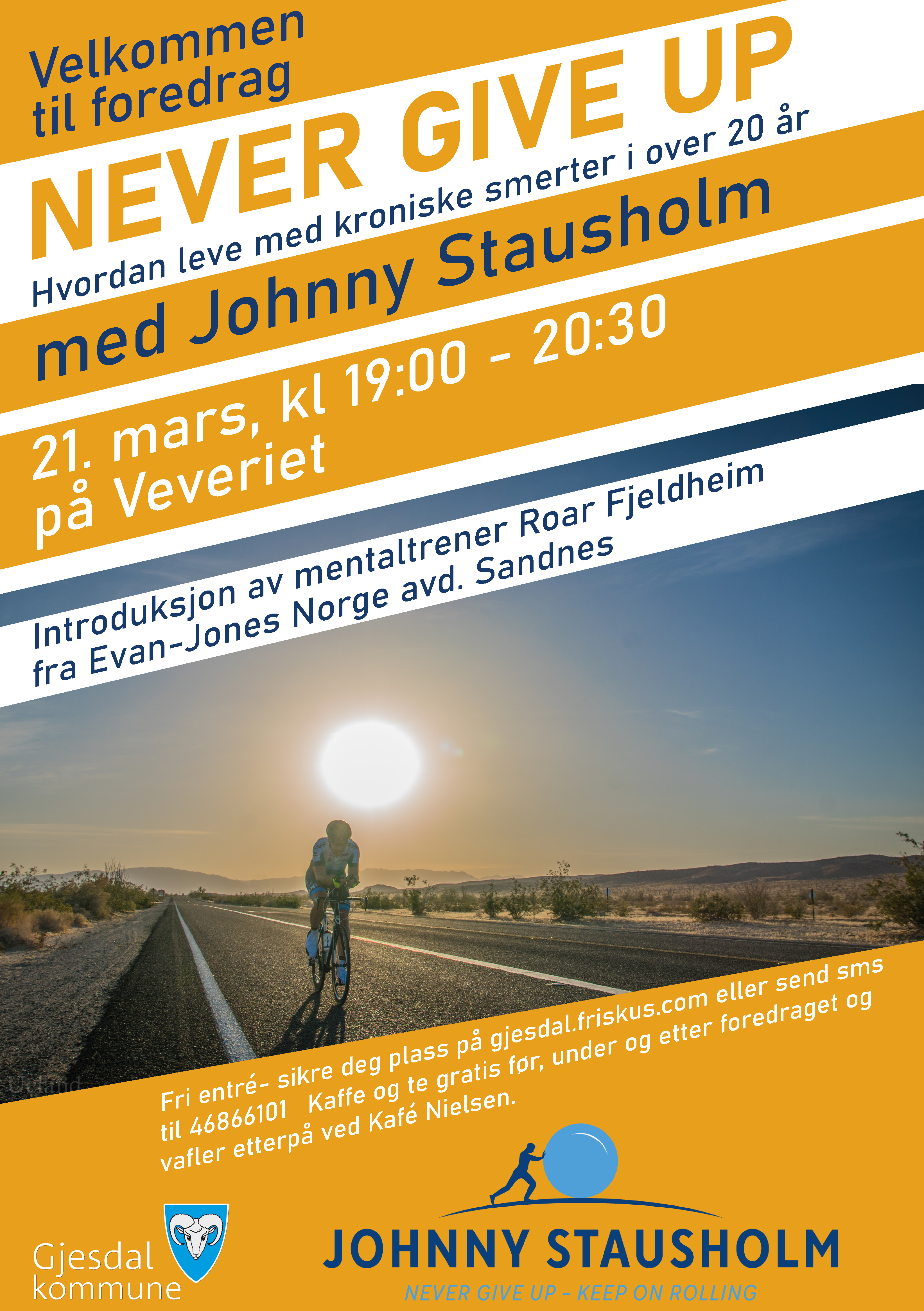 Foredrag 60 Veveriet - Plakat